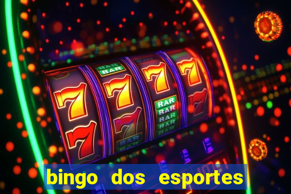 bingo dos esportes para imprimir